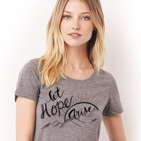 Let Hope Arise - Ladies' short sleeve t-shirt